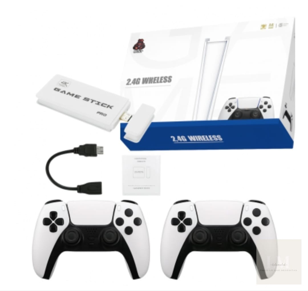 Consola De Juegos Retro 4k Hd Joystick Inalambrico 64gb