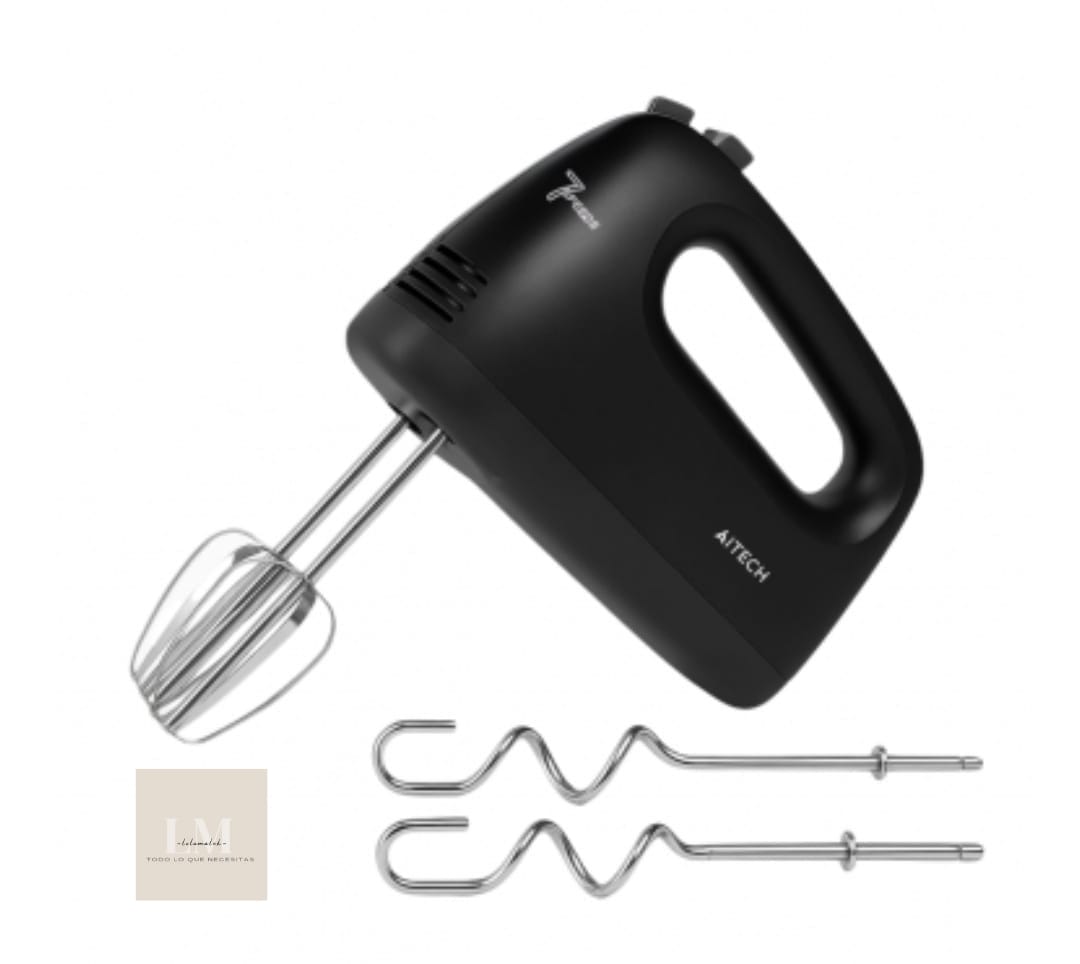 Batidora De Mano Aitech 7 Velocidades Negra